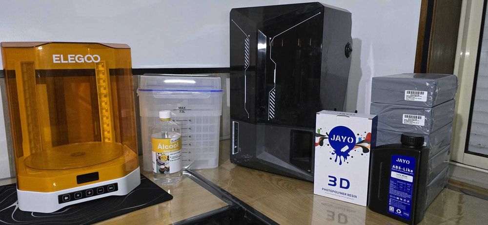 Kit Impressão 3D Resina - Saturn 4 Ultra + Mercury v3