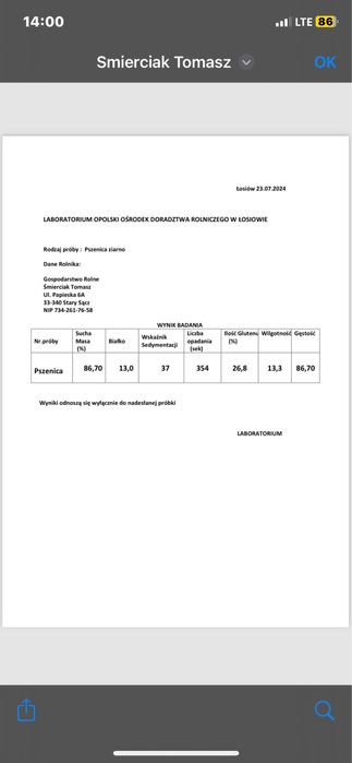 Pszenica 2025 !! ozima! Plony\zbiór