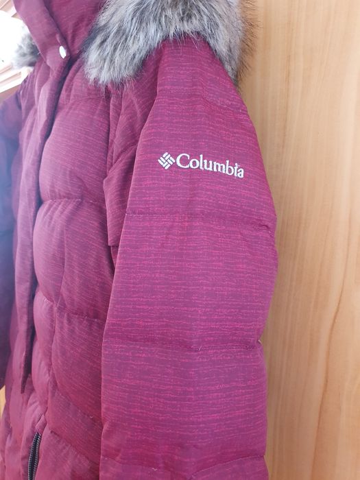 Оригинальный пуховик Columbia, зимняя куртка Columbia