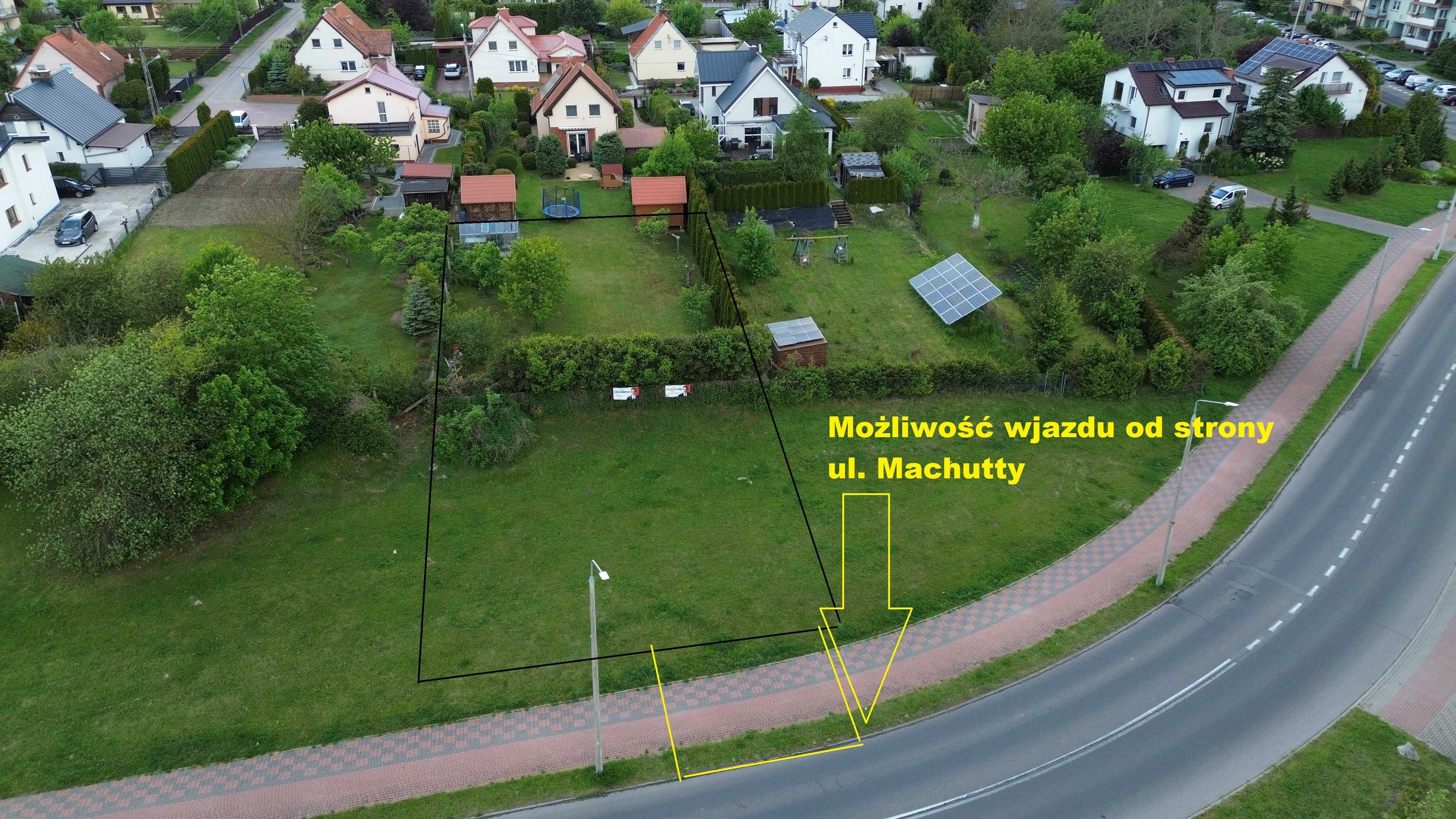 Działka budowlana, Kwidzyn ul. Machutty, wydane warunki zabudowy