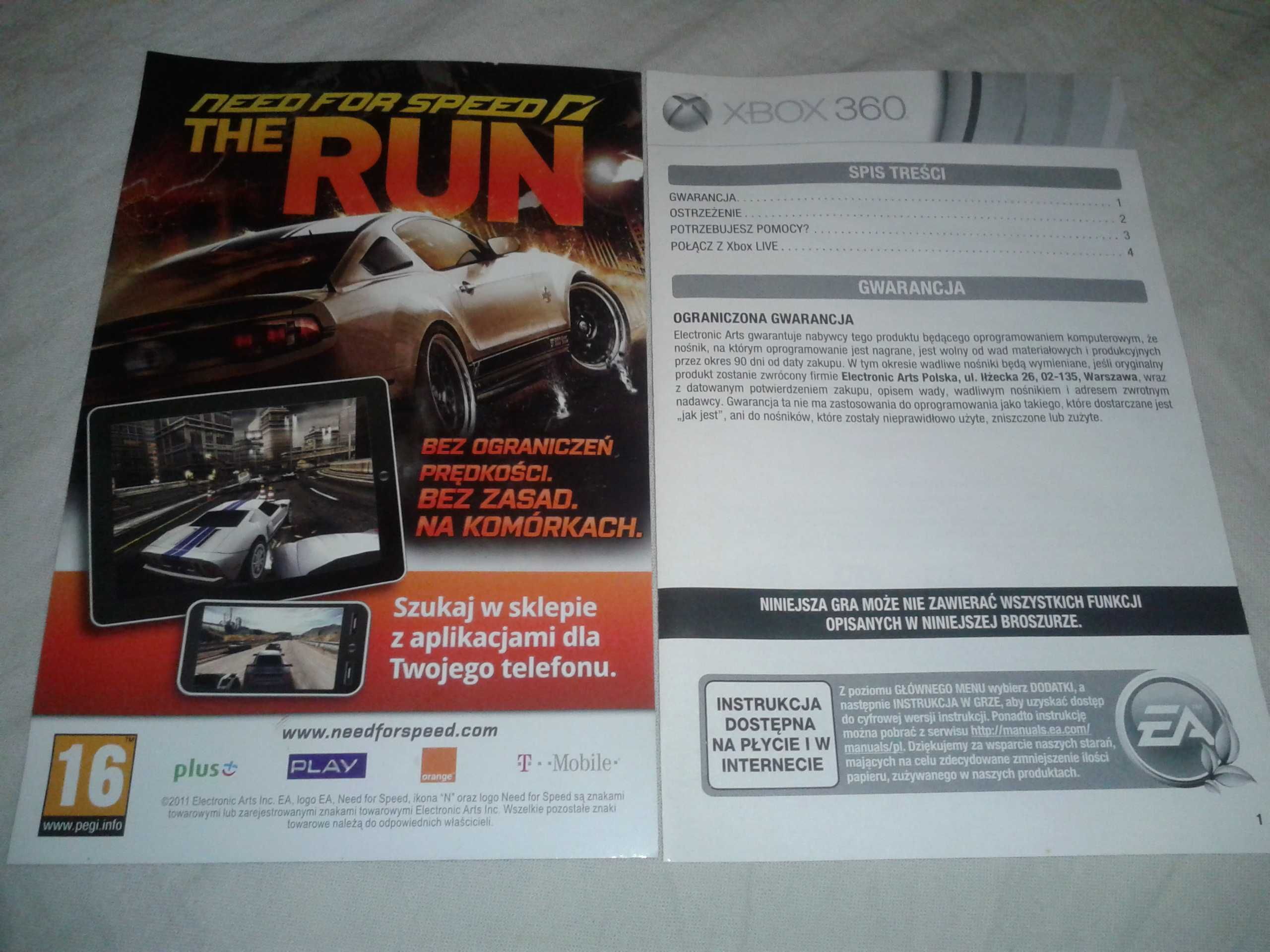 [XBOX 360] Need For Speed - The Run (PL)