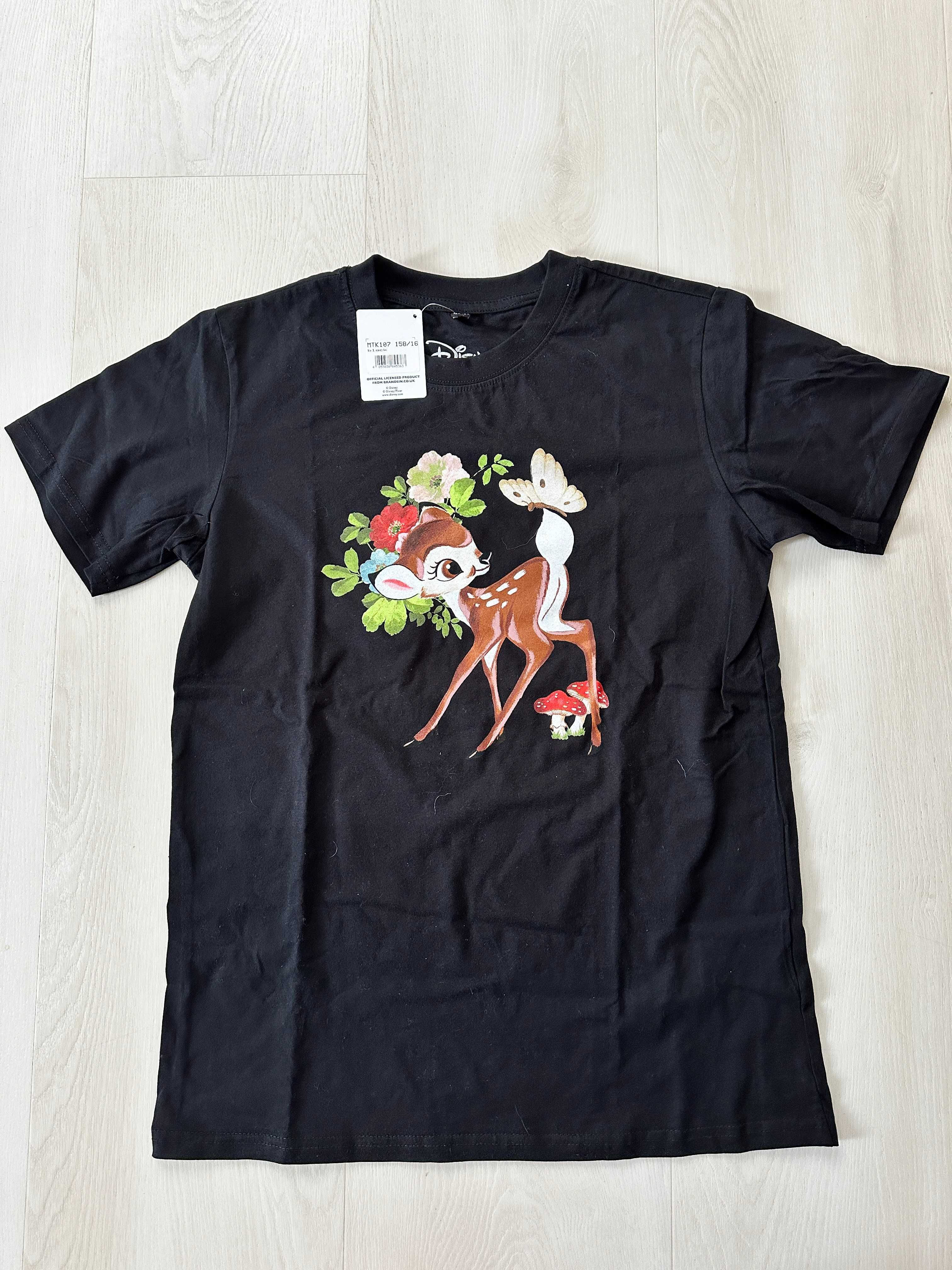 Mister Tee nowy z metką t-shirt Bambi Disney 158/164