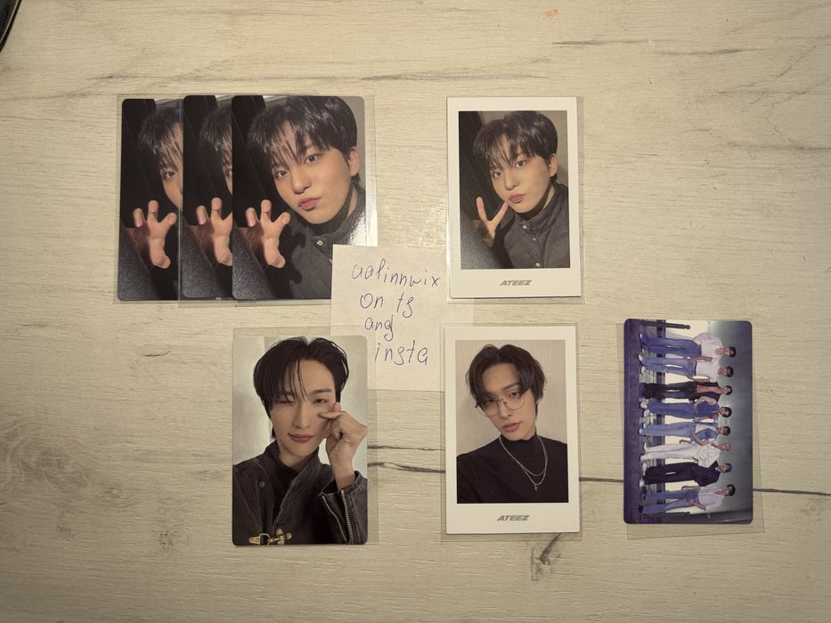 Карти зб1, ейтіз, сайкерс, zerobaseone, ateez, xikers, zb1, atz