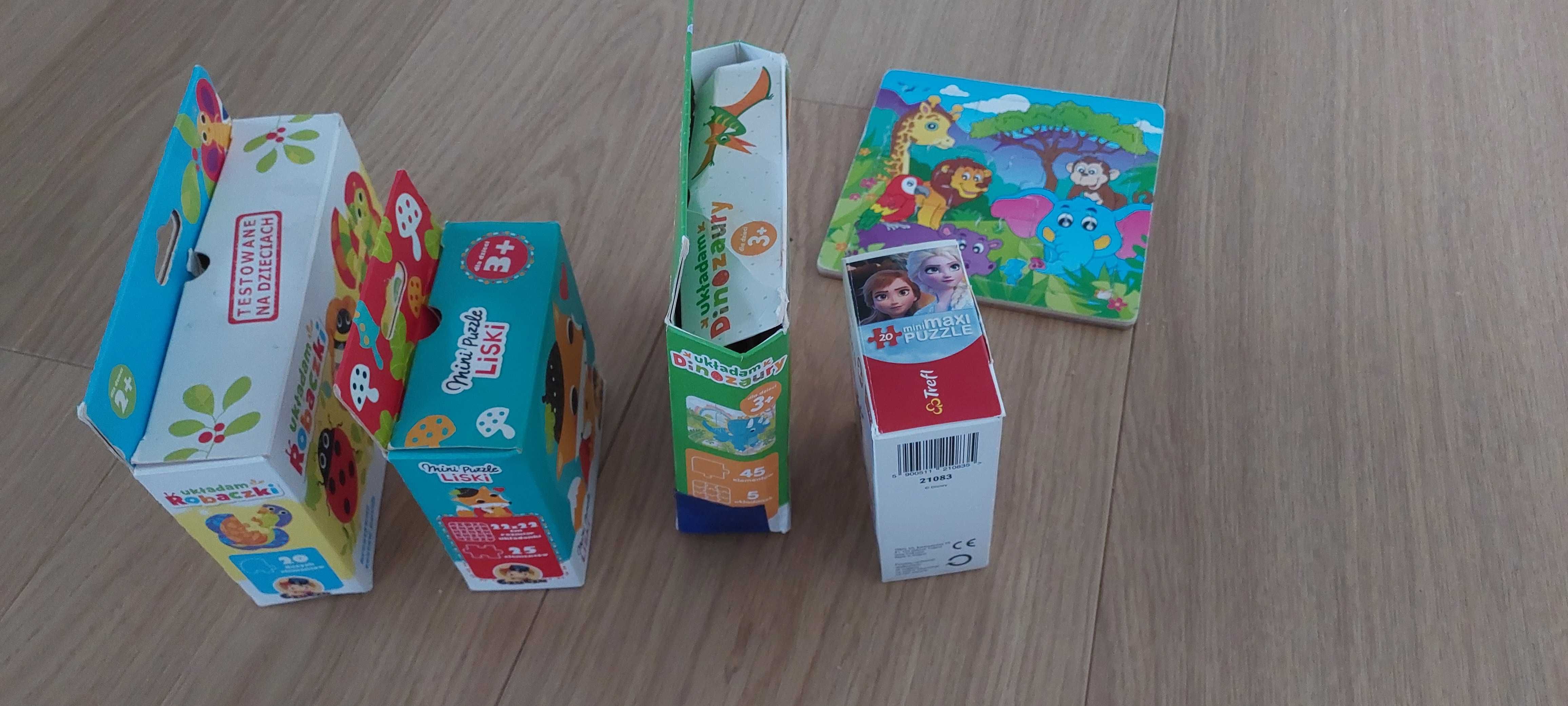 Czuczu puzzle robaczki, lisek, dinozaury trefl elza królowa śniegu