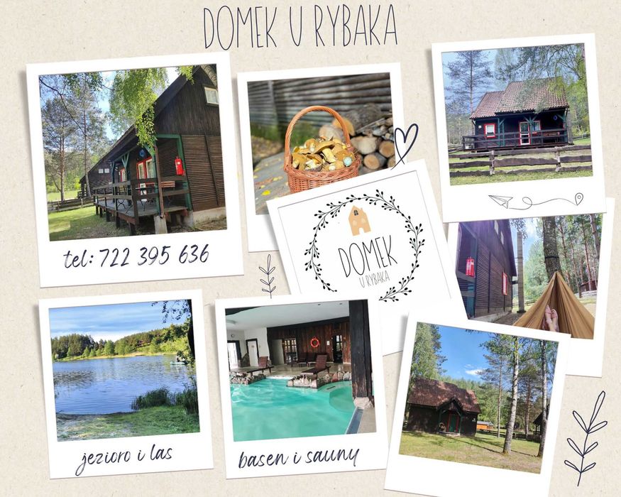 Domek na Mazurach wędkowanie grzybobranie