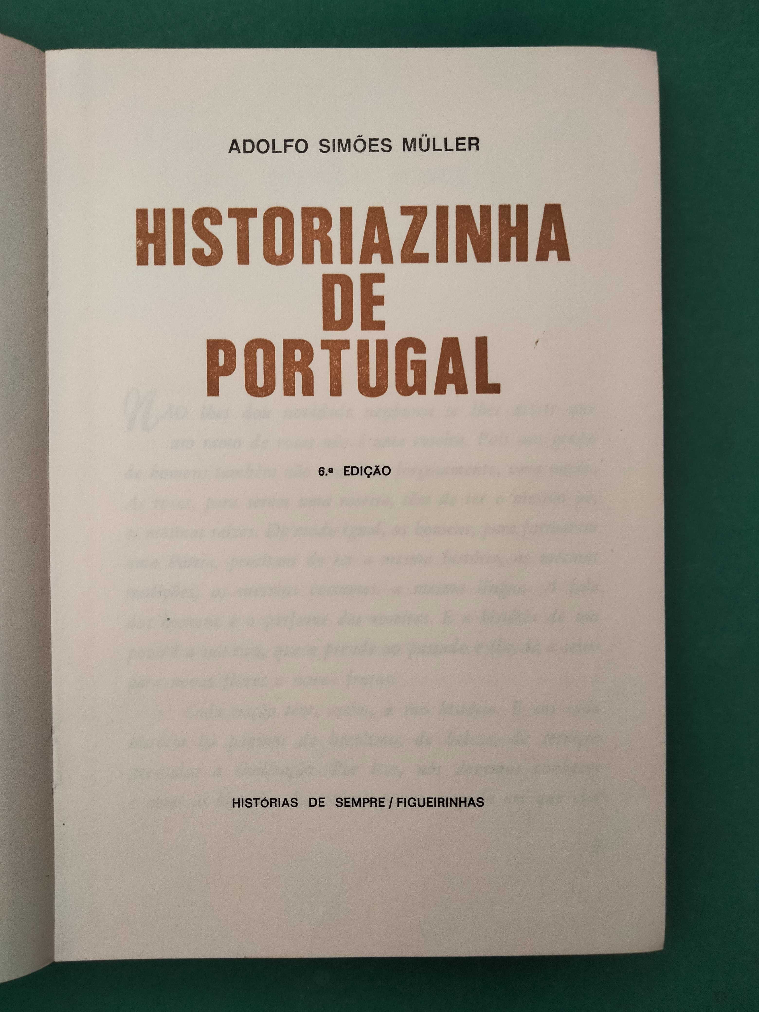 Historiazinha de Portugal - Adolfo Simões Müller