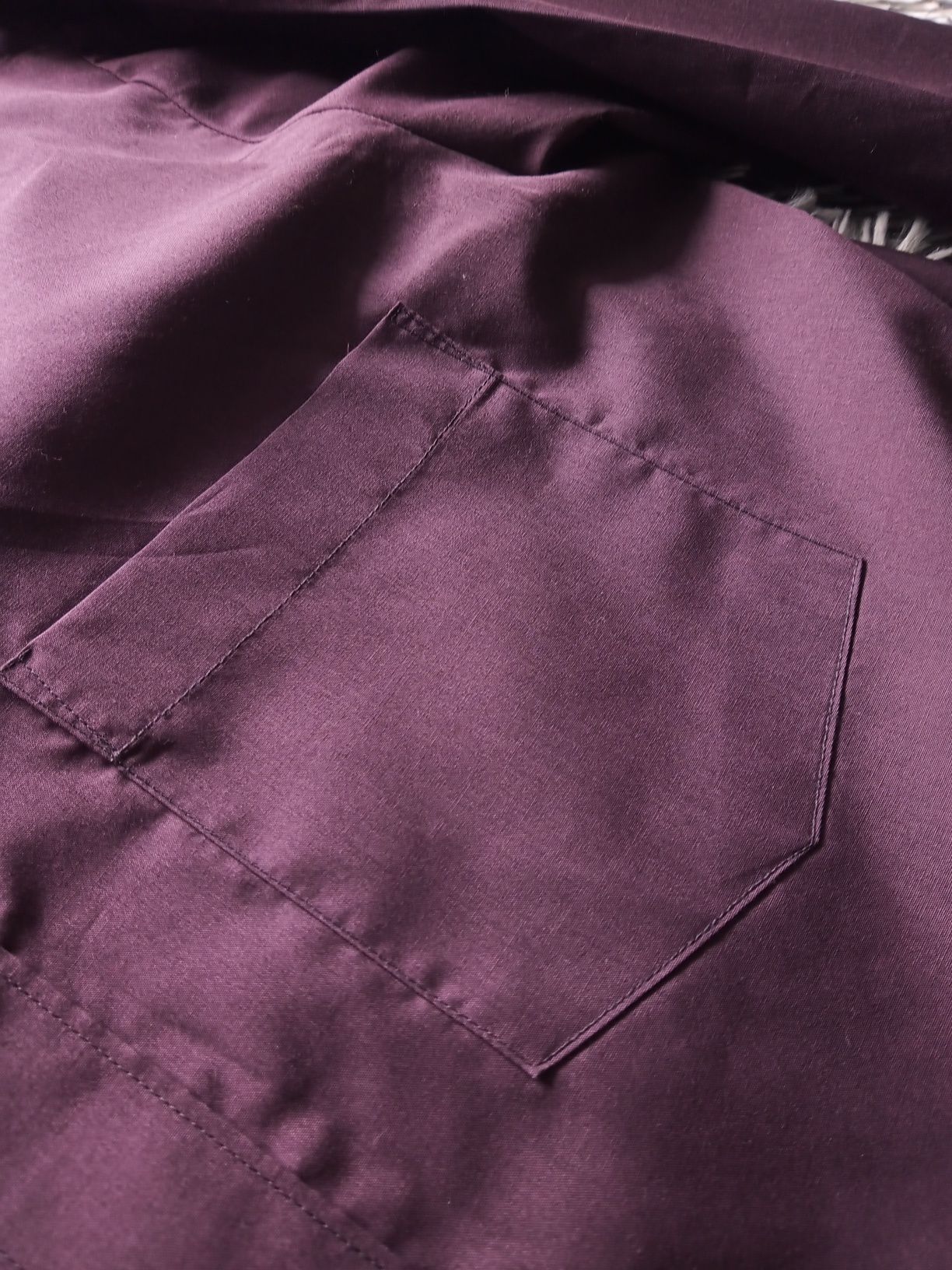 Koszula męska Prince 39 170 fiolet śliwka węgierka