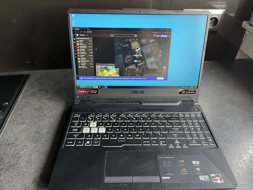 Laptop model Asus Tuf Gaming A15