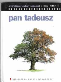 Pan Tadeusz - książka z omówieniem lektury + film DVD nowa folia