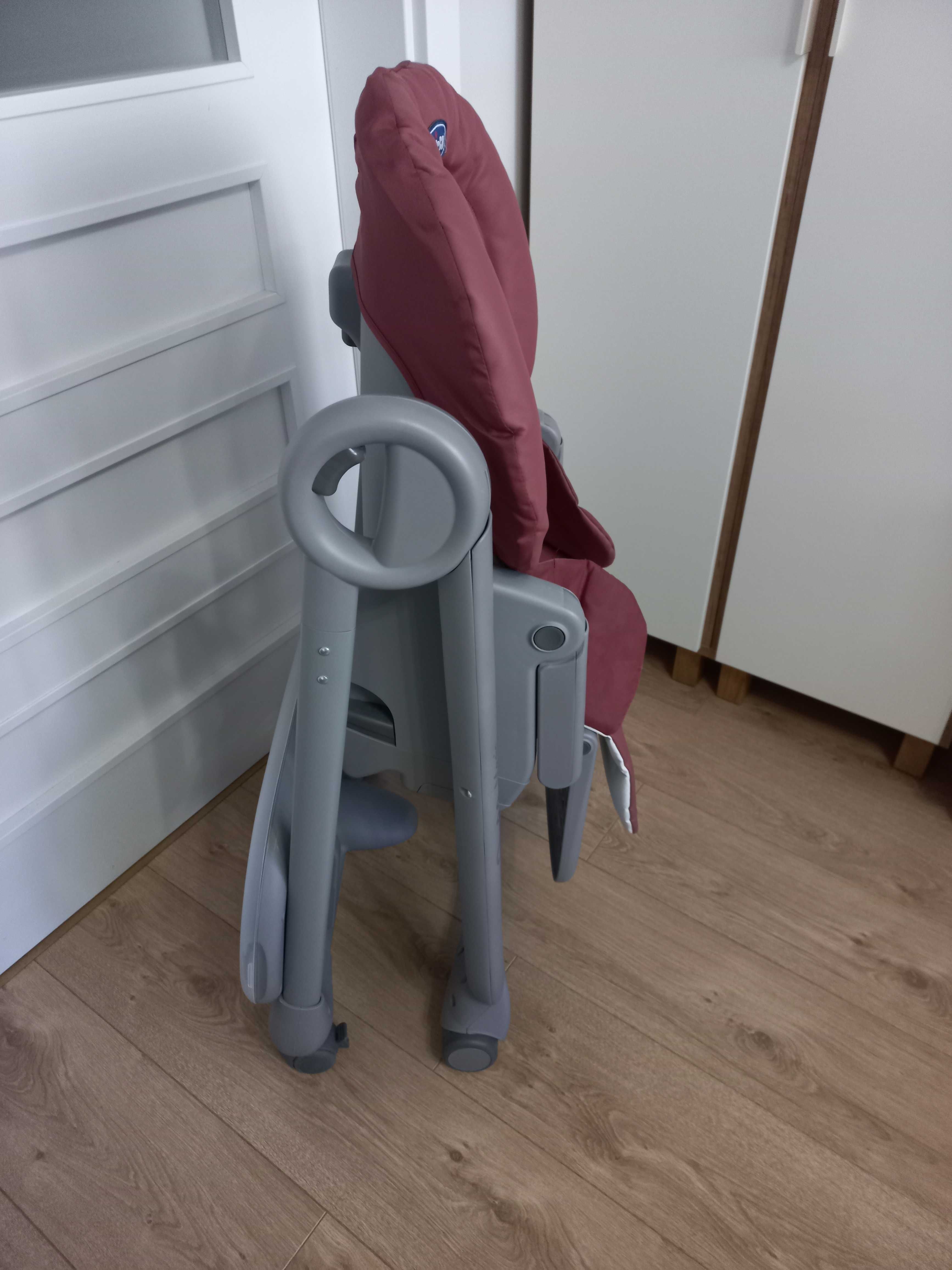 Krzesełko do karmienia Chicco Polly Magic Relax z podnóżkiem Stan BDB