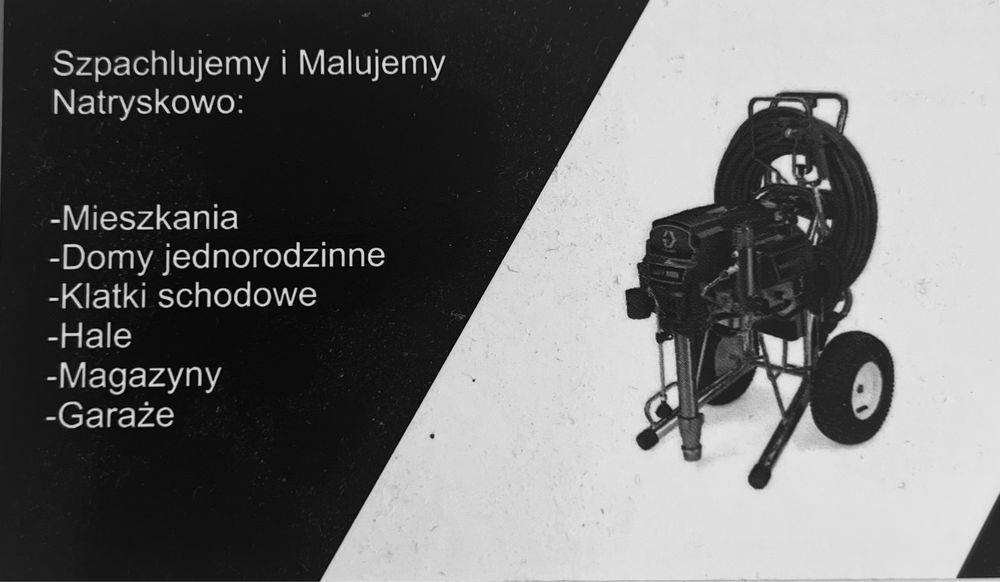 Szpachlowanie malowanie natryskowe i tradycyjne