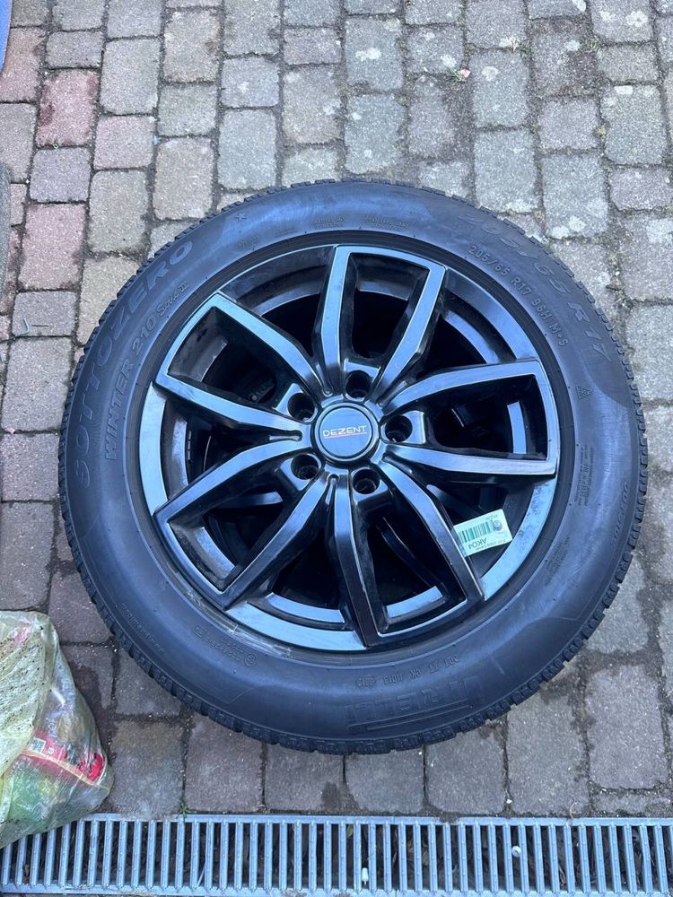 Ориг. диски ET35 R17 DEZENT 5 x 120 BMW + гума Pirelli Sottozero 7.5mm