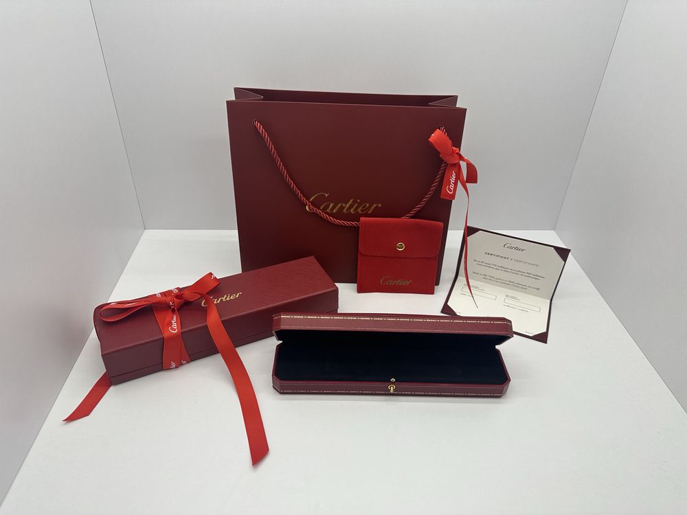 Упаковка для браслета теннис Картье Cartier.Новая