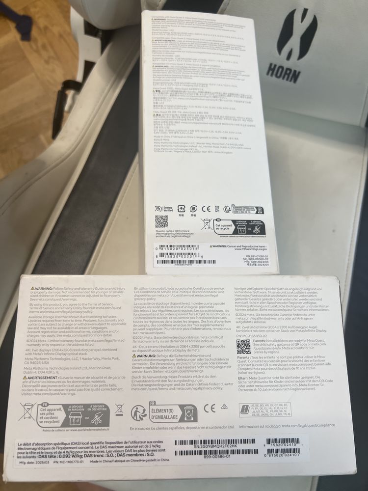 Gogle Meta Quest 3 512GB z Elite Strapem( Nowe nigdy nie otwarte)