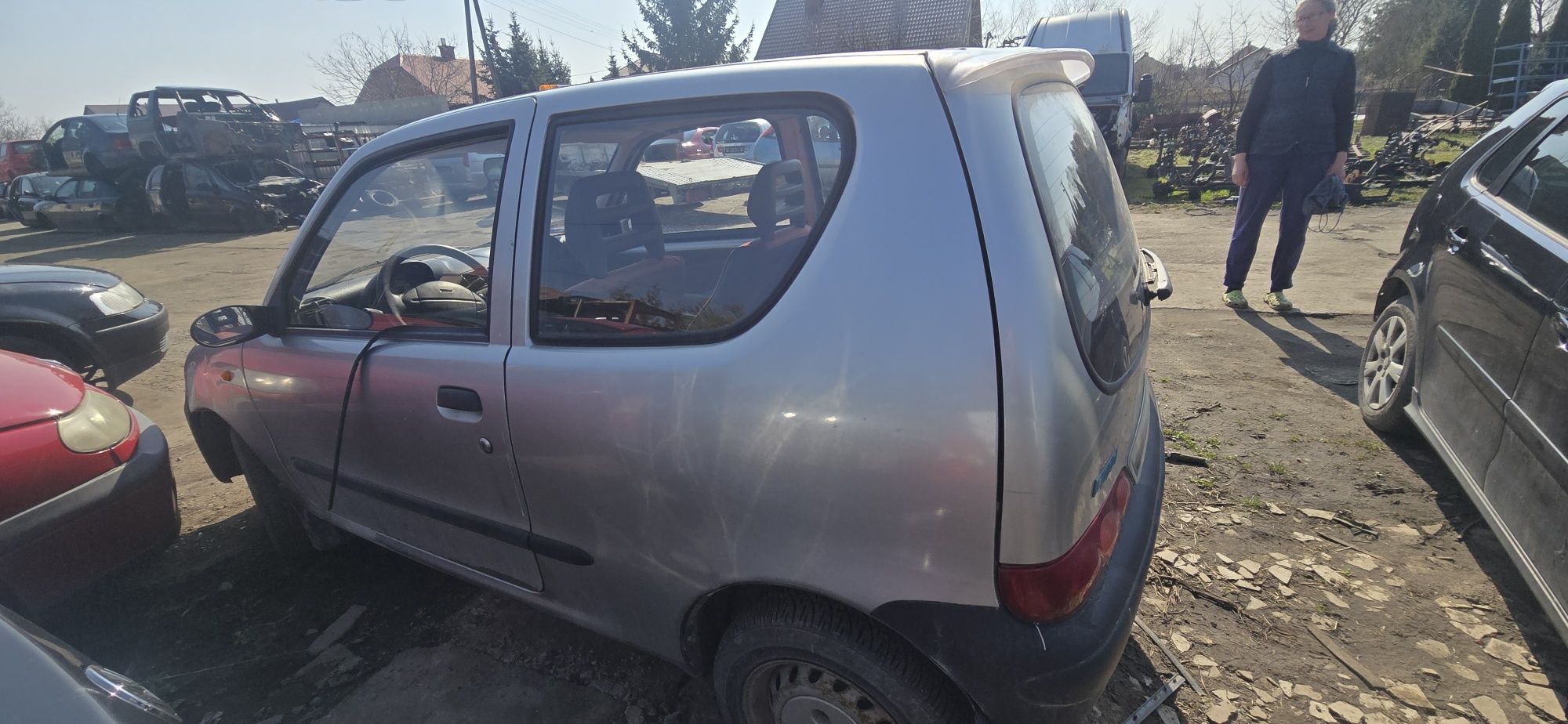 Drzwi maska klapa zderzak  Fiat Seicento części