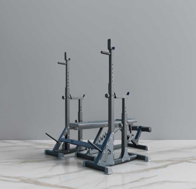Лавка жиму під штангу зі стійками WT3311 Скамья жима Лава Стійки