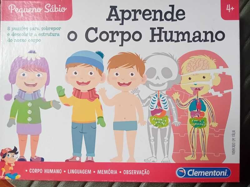 Jogo Aprende o Corpo Humano