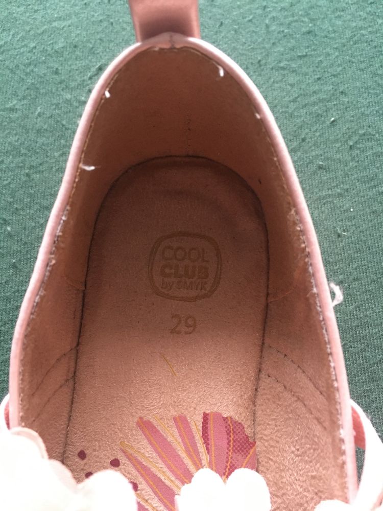 Piekne buciki buty czółenka dla dziewczynki różowe