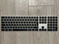Klawiatura Apple Magic Keyboard z Touch ID (A2520, ISO, czarny)