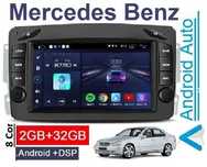 Android Auto Radio Mercedes Exclusivo C CLK w203 w209 w211 NOVO
