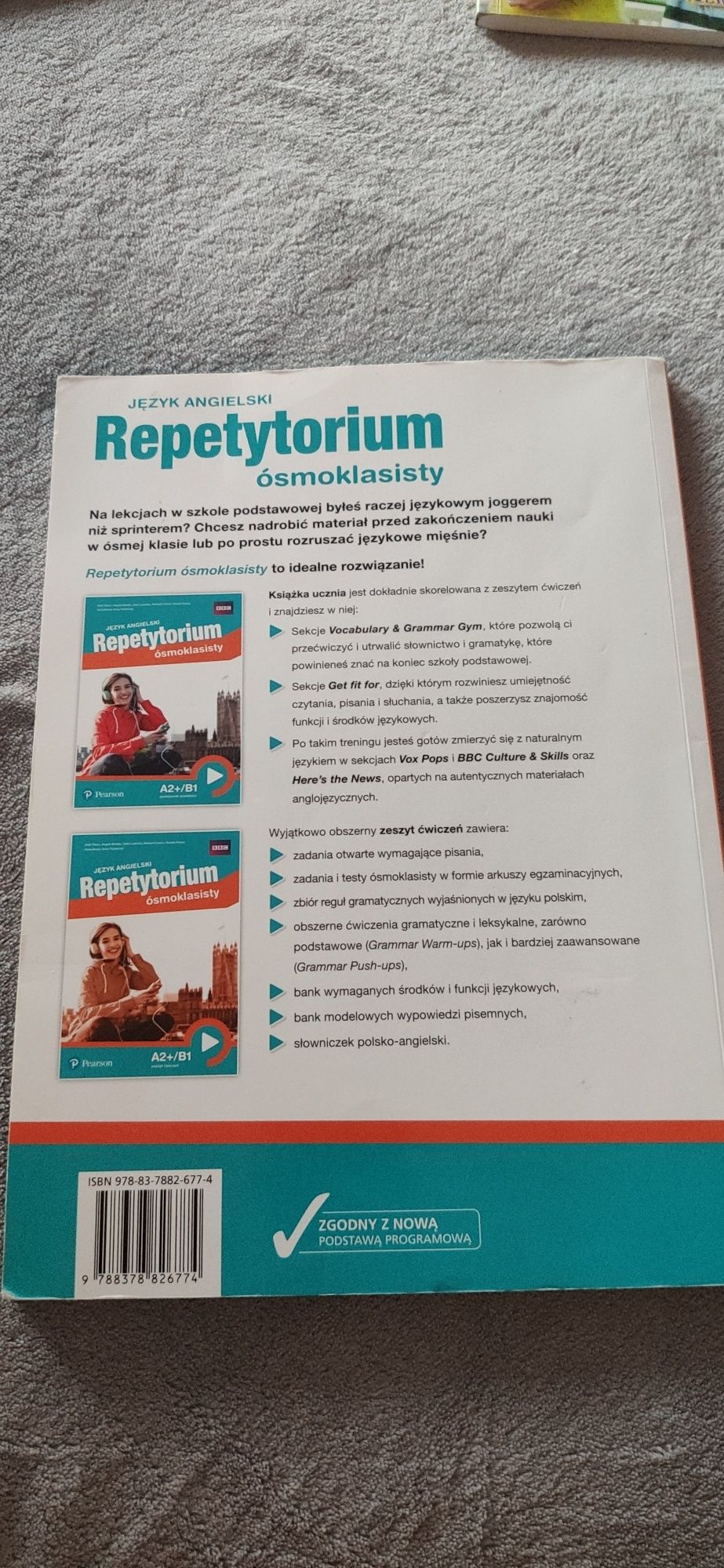 Repetytorium ósmoklasisty j. angielski Pearson A2+/B1