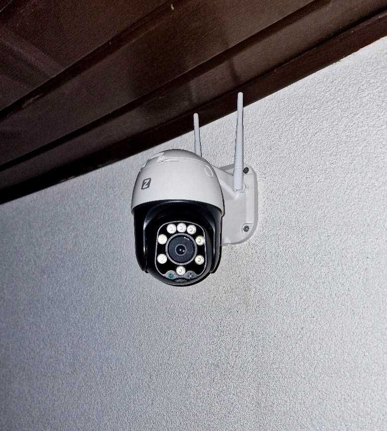 OBROTOWA KAMERA ZEWNĘTRZNA wifi zoom 2k z aplikacją