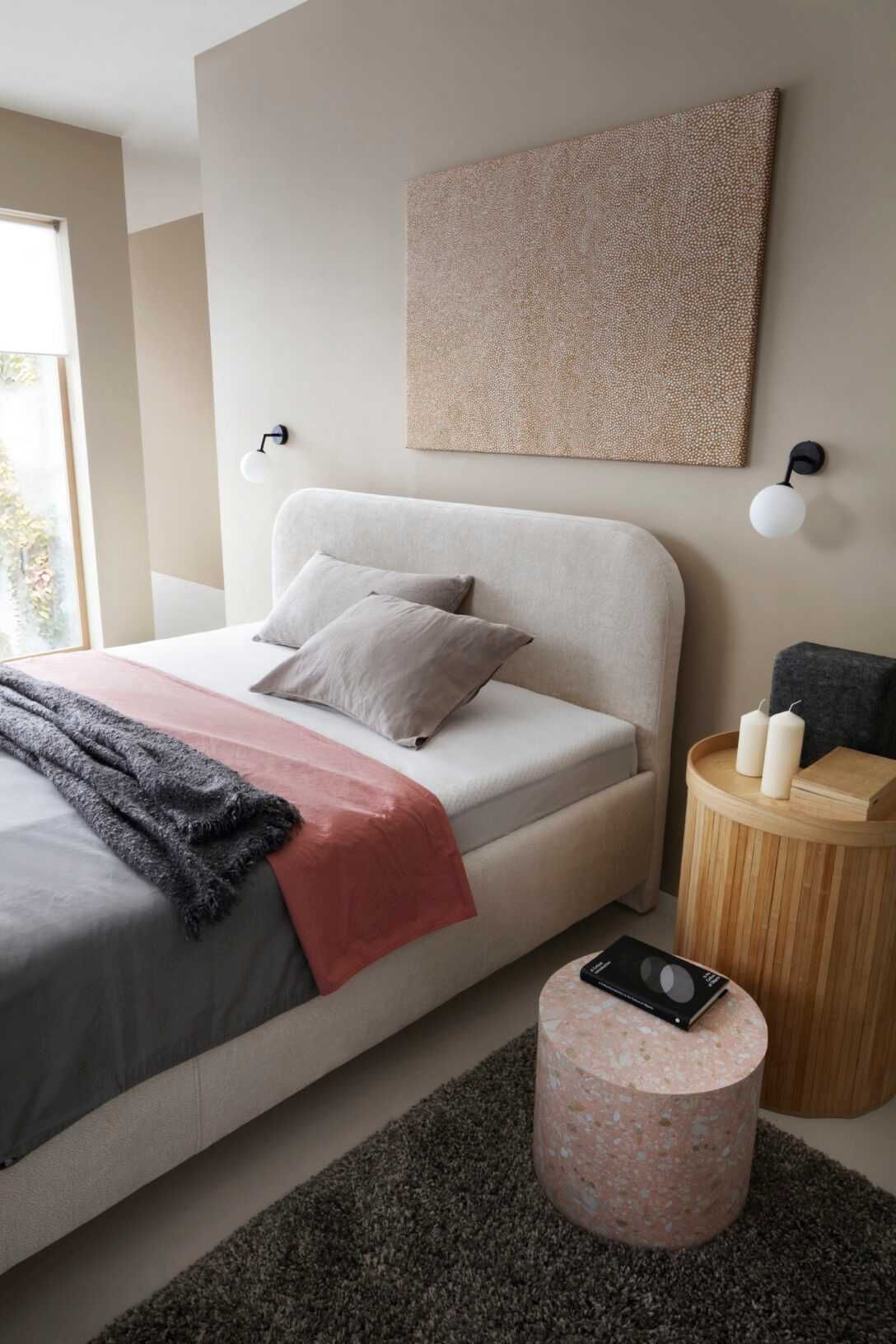 Łóżko z pojemnikiem  BENDI Comforteo 160x200