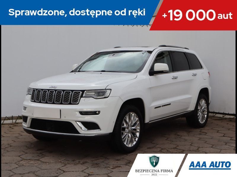 Jeep Grand Cherokee 3.0 CRD Summit , Salon Polska, Serwis ASO, 250 KM, Automat, Skóra,