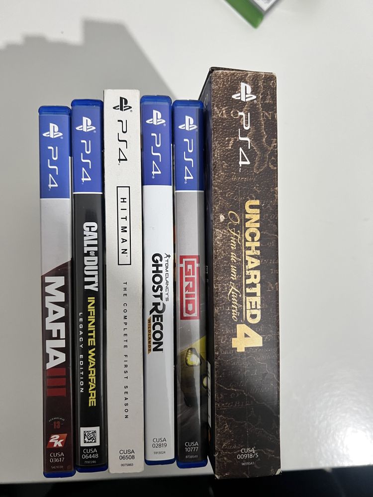 Jogos de Ps4 em otimo estado