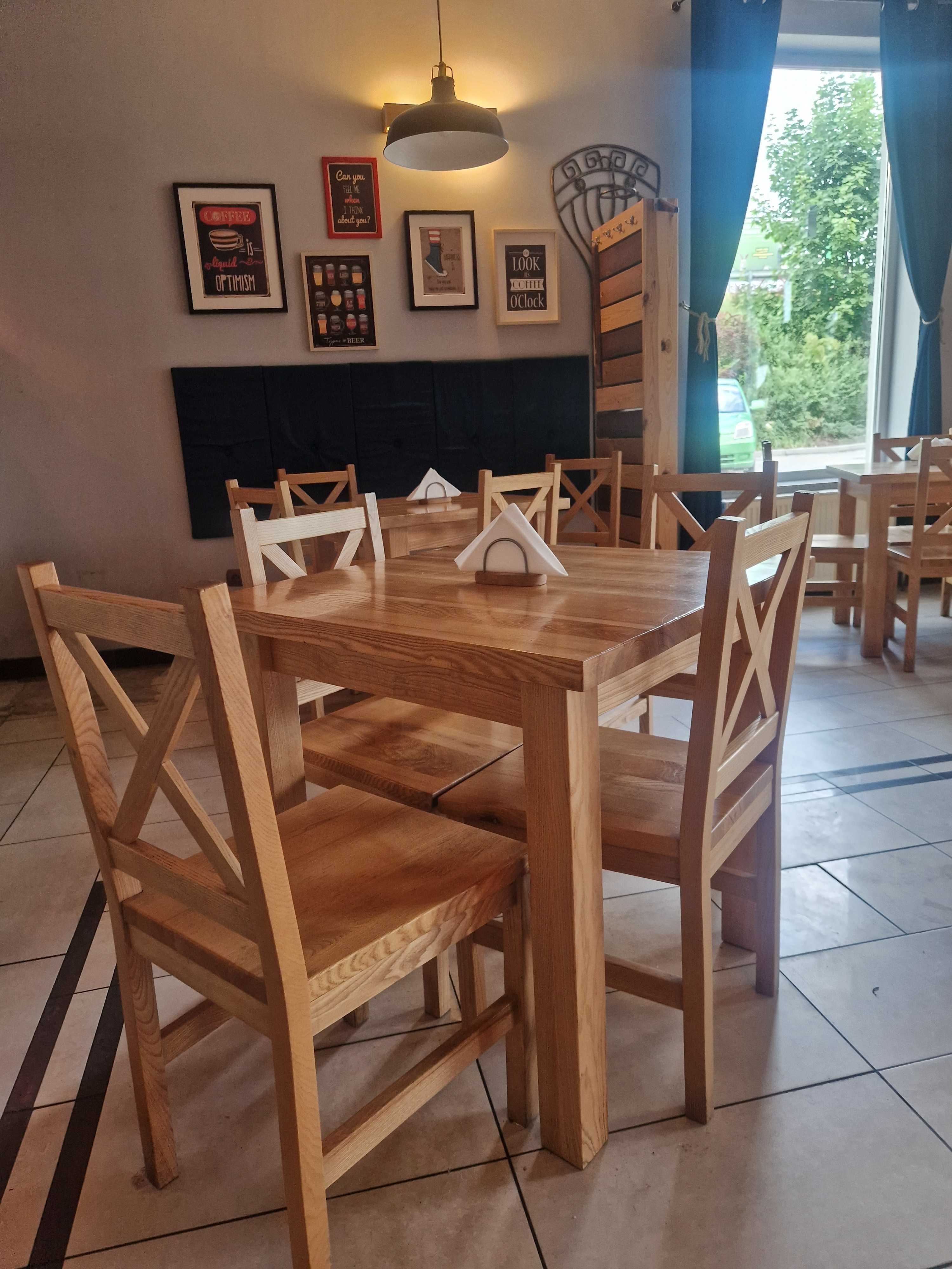 Stoły i krzesła do restauracji