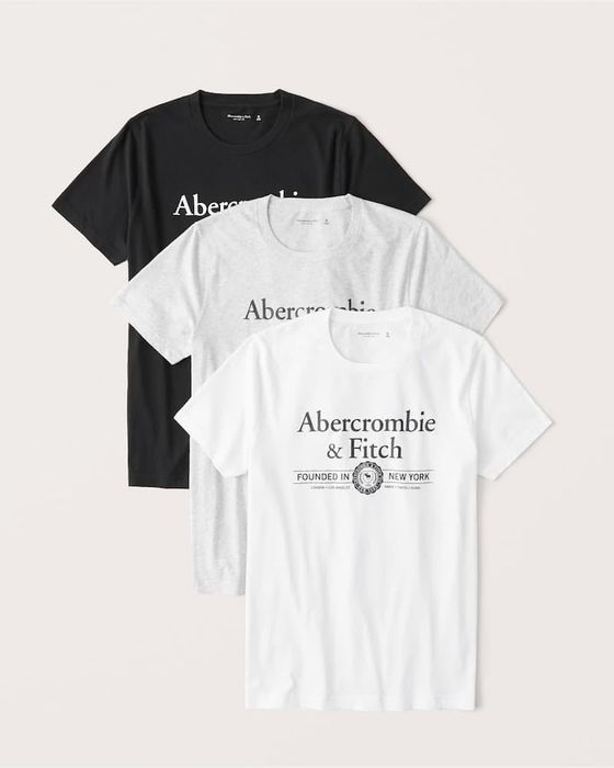 T-shirt zestaw 3-Pack Short-Sleeve Logo Tee size M