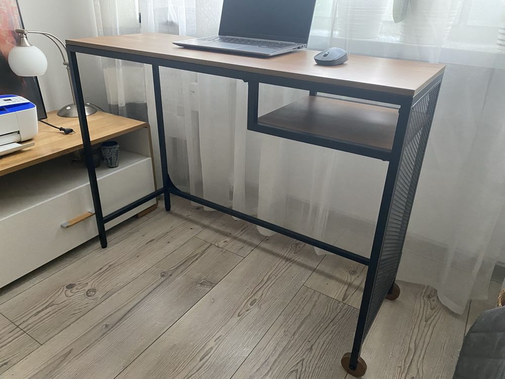 Male biurko IKEA drewno / metal