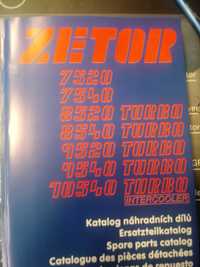 Katalog części ZETOR 7520,7540,8520,8540,9520,9540,1054 po czesku