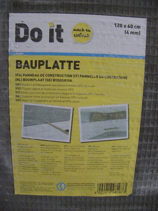 Płyta budowlana izolacyjna