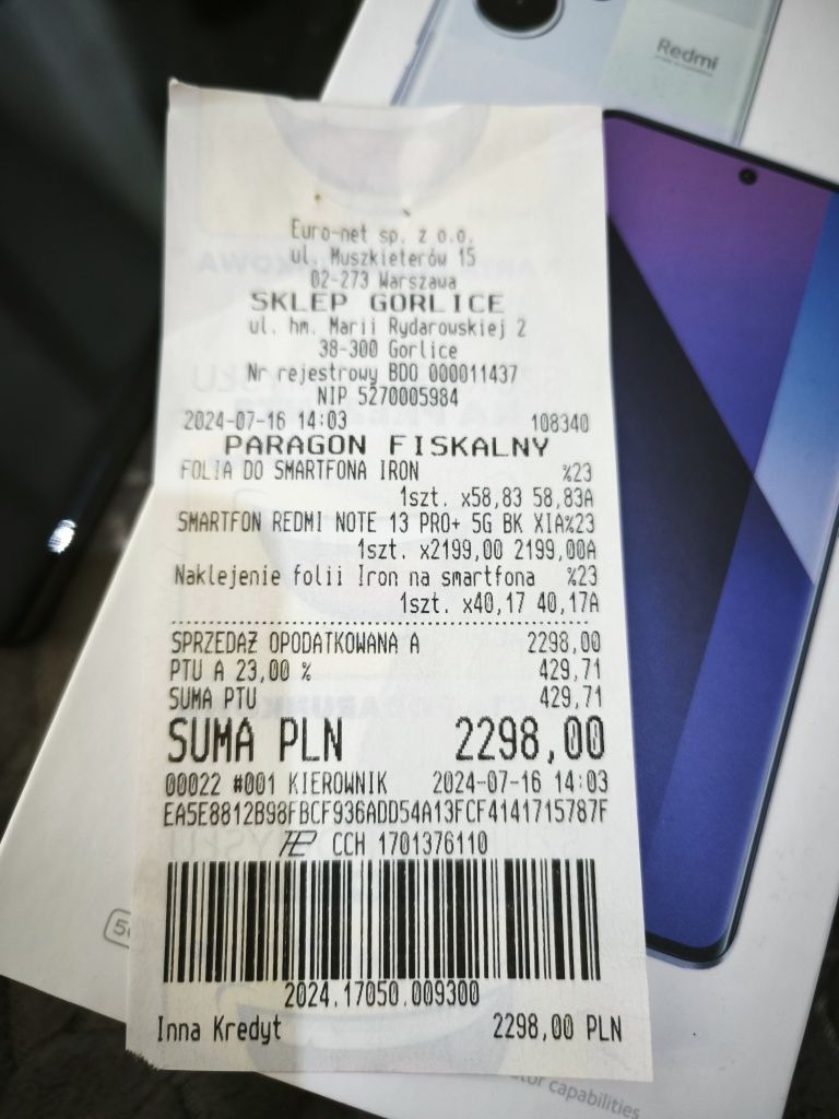 Redmi Note 13 Pro+ 5g