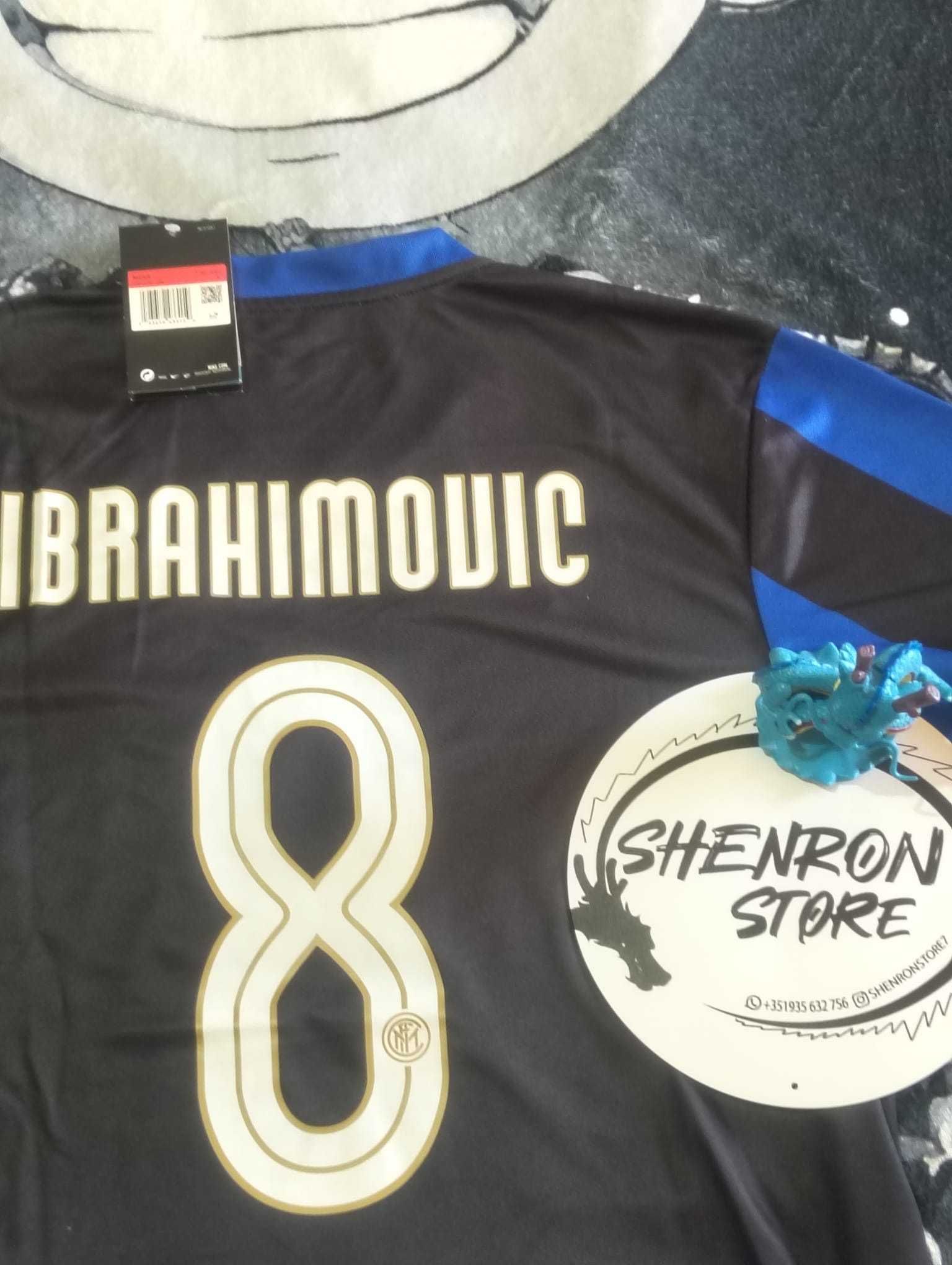 camisola inter milan 08/09 ibrahimovic 8 tamanho L