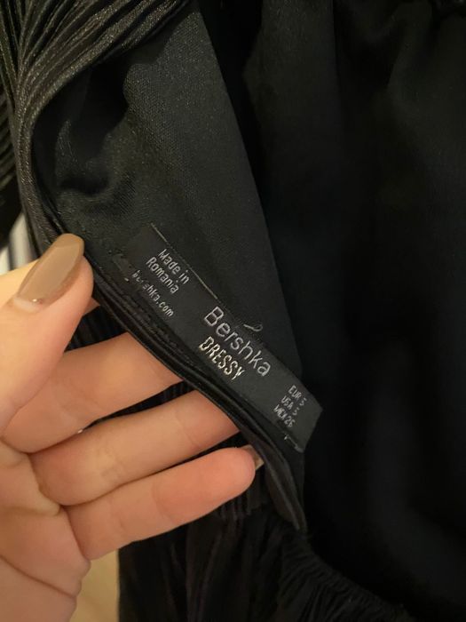 Macacão preto da bershka