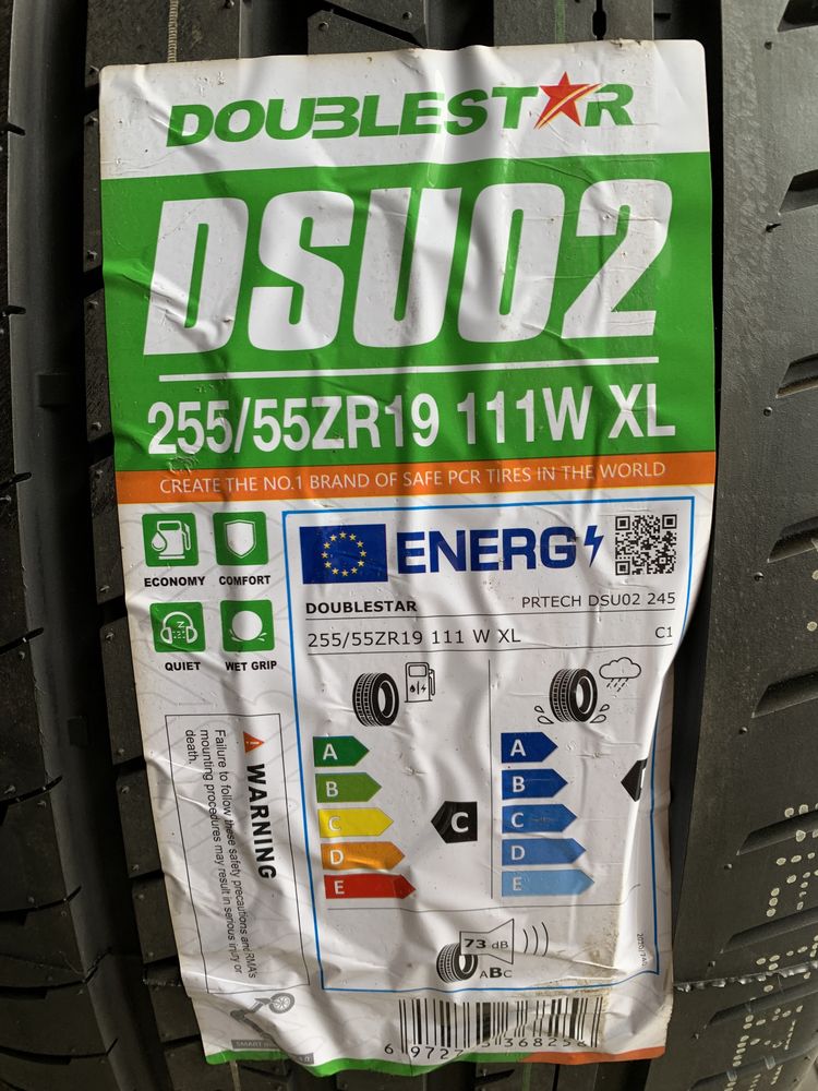 (8шт) нові 255/55R19 Doublestar PRTECH DSU02 (111V XL) літні шини