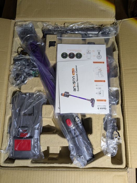 Акумуляторний пилосос Anyson 45000Pa/550W