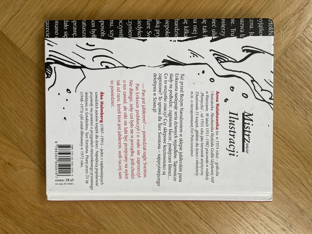 Detektyw Ture Sventon w Sztokholmie ake holmberg mistrzowie ilustracji