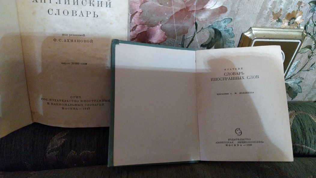 Разные книги и английские словари