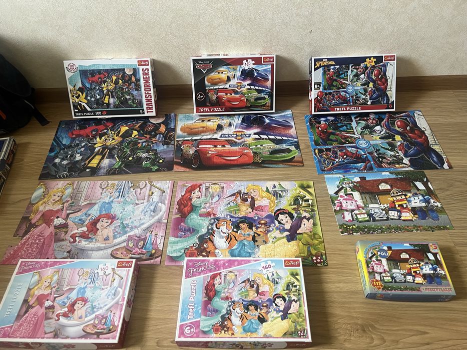 Пазли для дітей різний вік