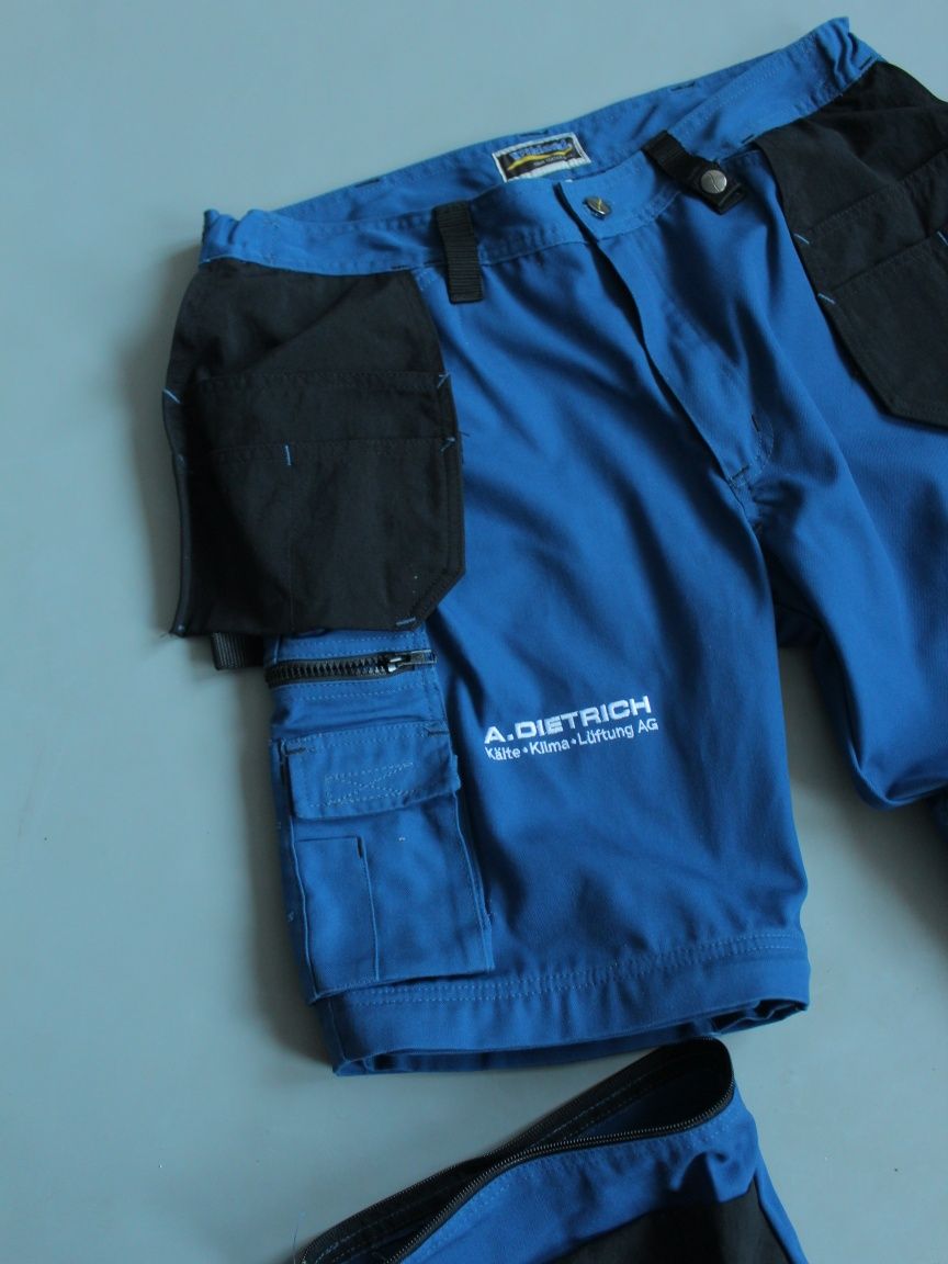 Робочі штани трансформери шорти будівельні чоловічі з наколінники l xl