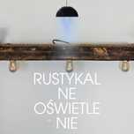 Lampa Loft Rustykalna drewniana ręcznie wykonana