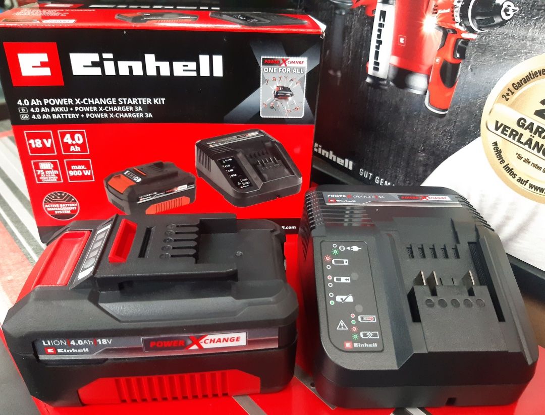 Аккумулятор + зарядное Einhell 18V 4,0Аh Starter-Kit !ЦІНА ДОГОВІРНА!