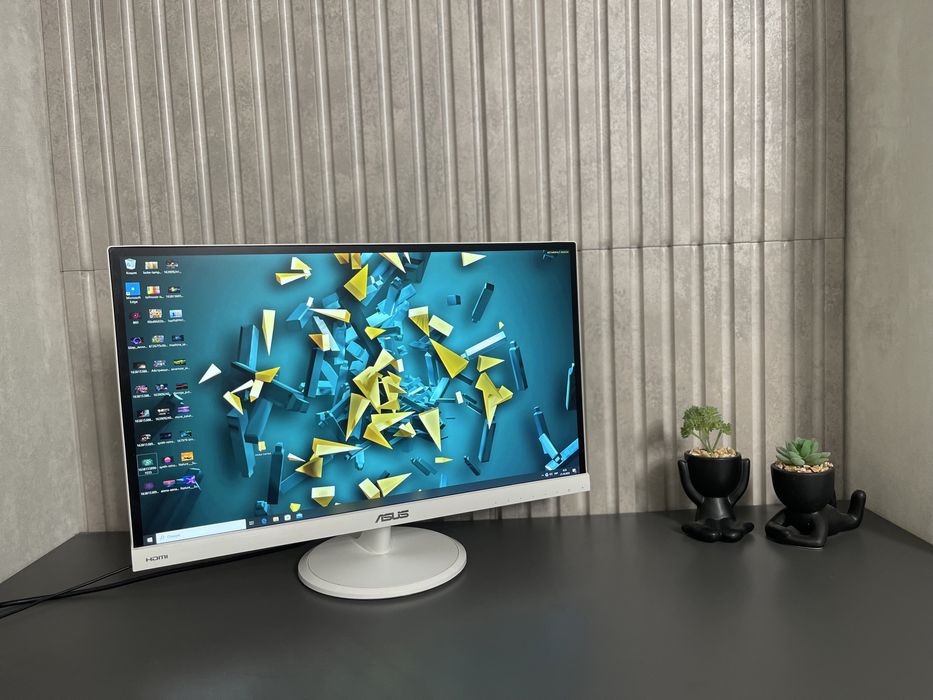 Безрамковий білий монітор ASUS VC239HE-W full hd