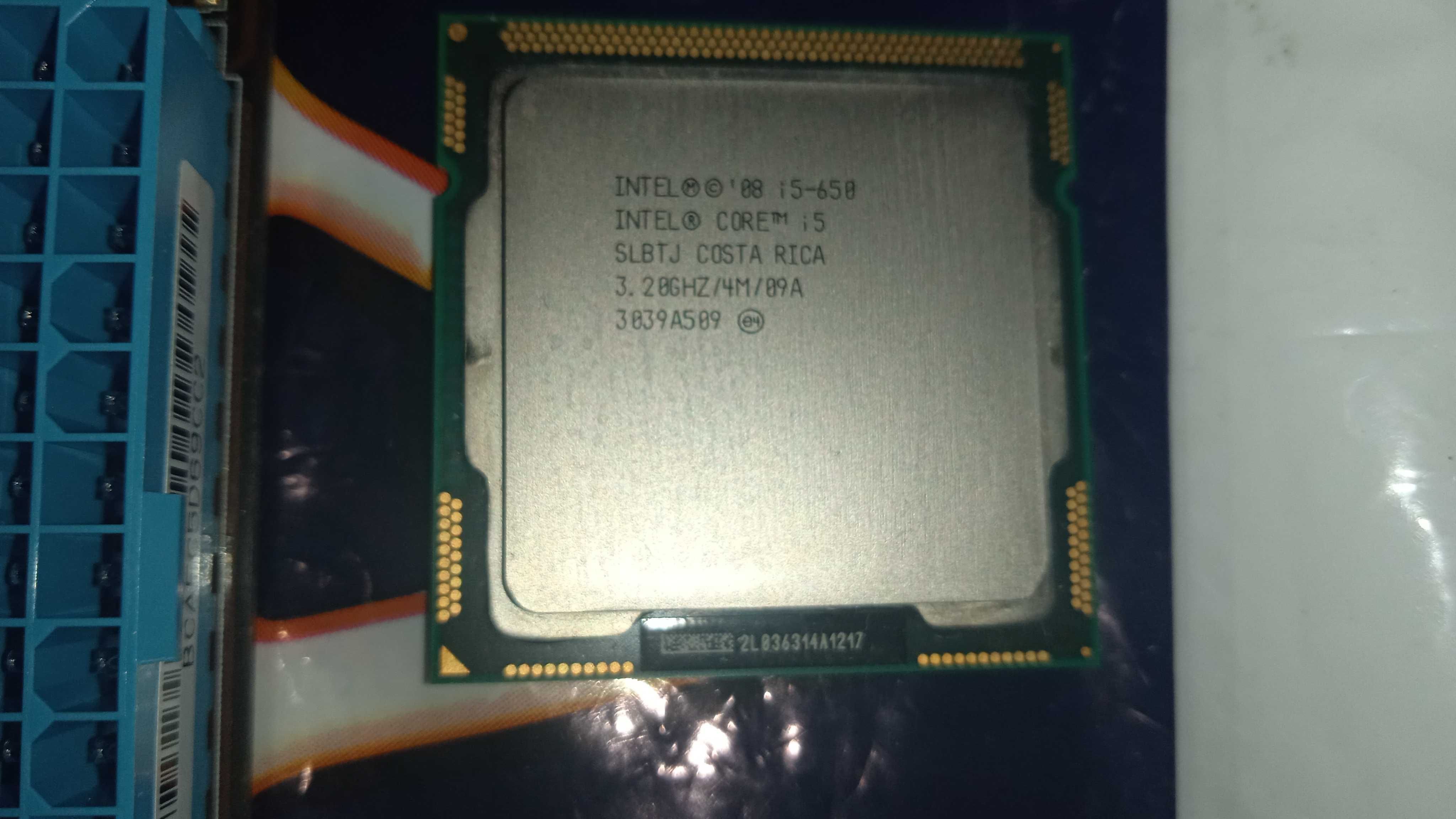 материн пл. сокет 1156 Asus P7P55-M (ddr3)+Core i5 650 (3.2Ghz)+кулер