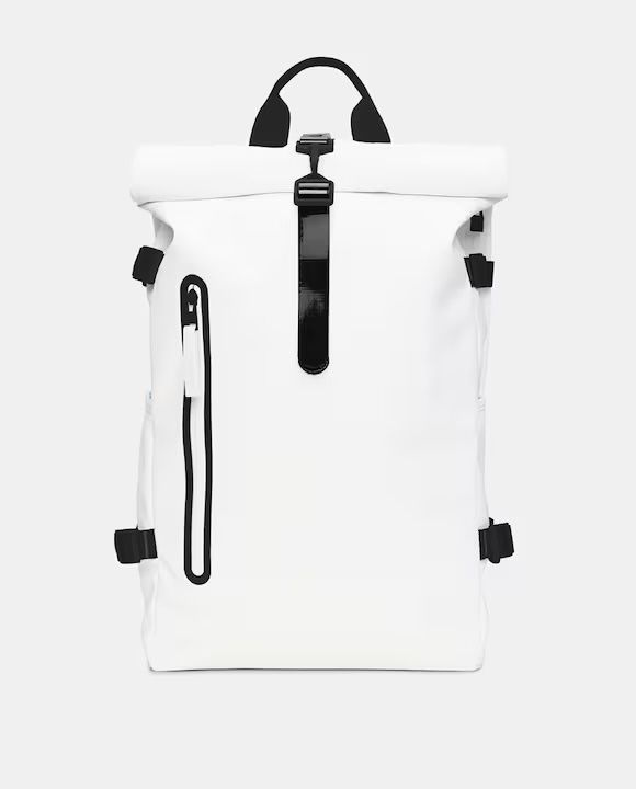 Rains Mochila NOVA Rolltop Rucksack Large Branco