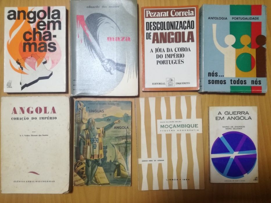 Livros Angola/Moçambique/Guiné/Cabo Verde (vários preços)