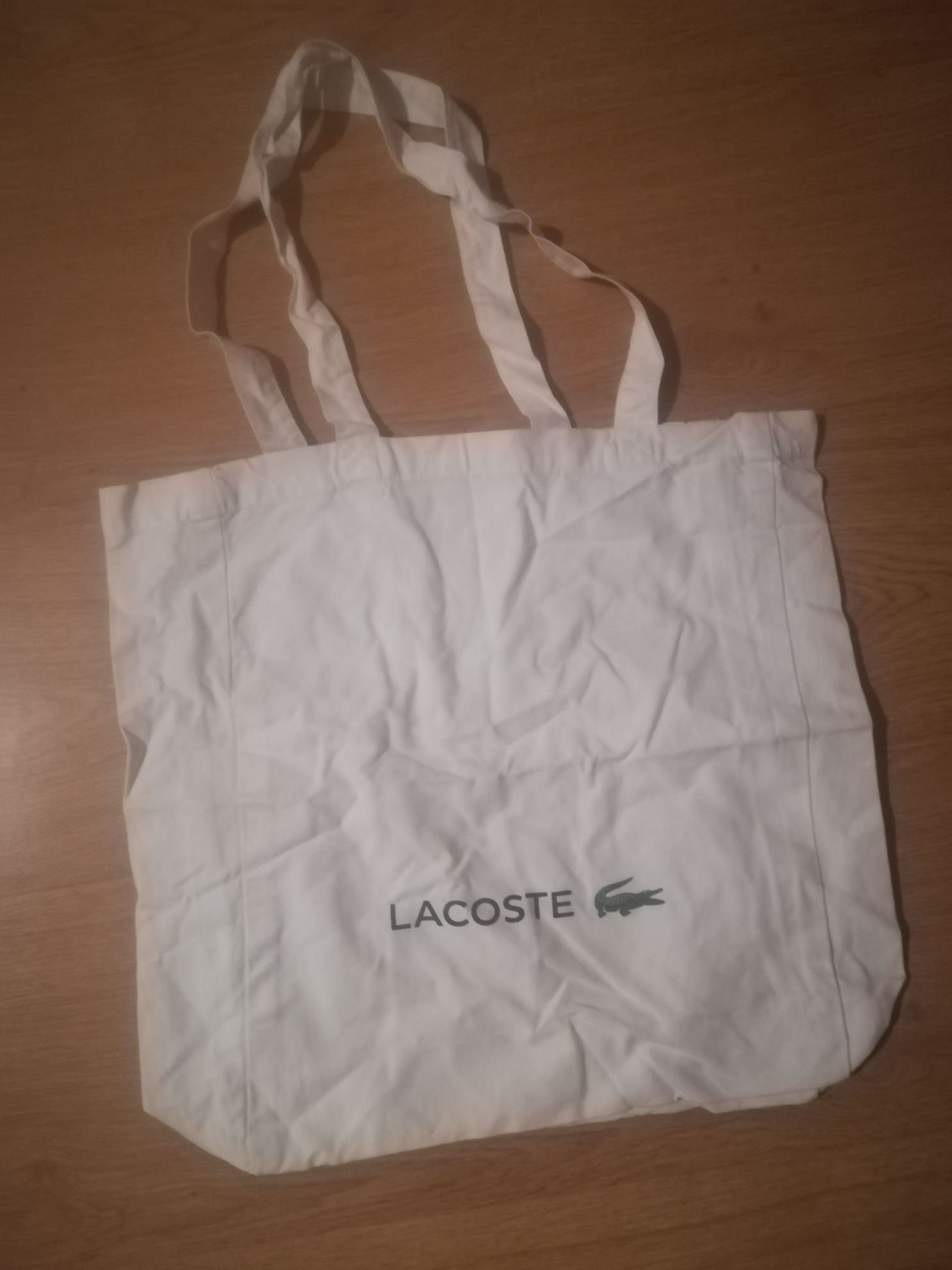 Torba torebka materiałowa Lacoste